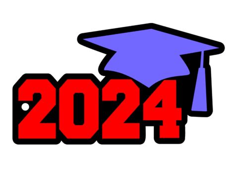 2024 Graduation Cap Acrylic Blank – Moxie Vinyls