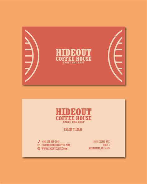 HIDEOUT COFFEE HOUSE on Behance