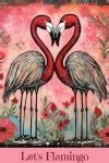 Valentine Pink Bird Art Print Free Stock Photo - Public Domain Pictures