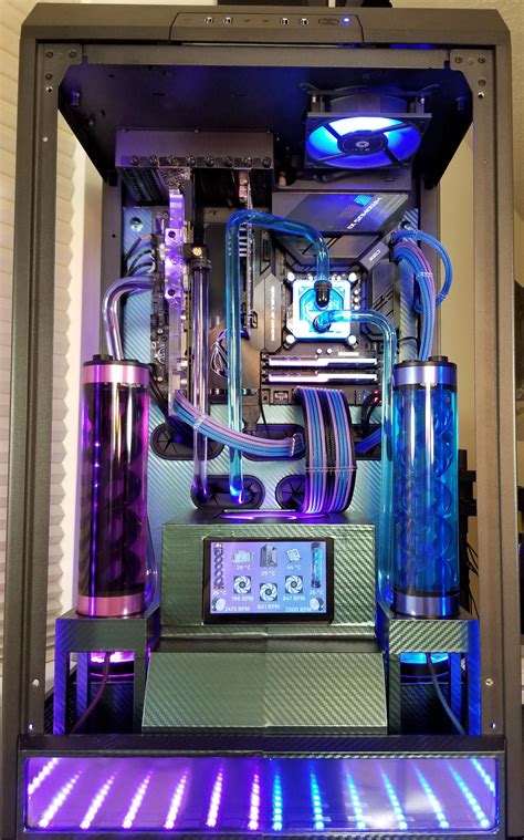 First water cooling build! Custom dual loop with Tower 900 case. 3D printed parts, FrozenQ helix ...