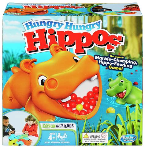 Elefun & Friends Hungry Hungry Hippos Board Game from Hasbro Reviews