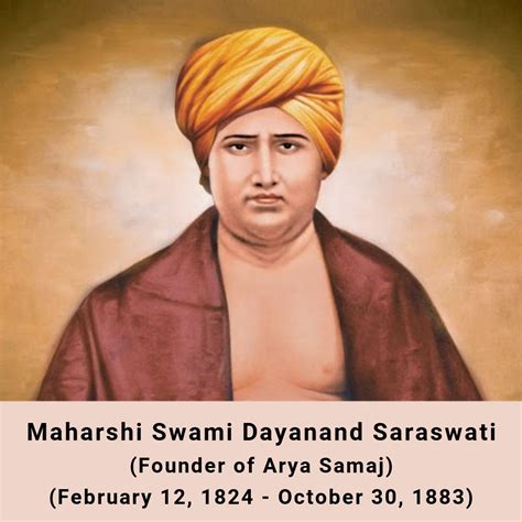 Maharshi Swami Dayanand Saraswati – Arya Samaj