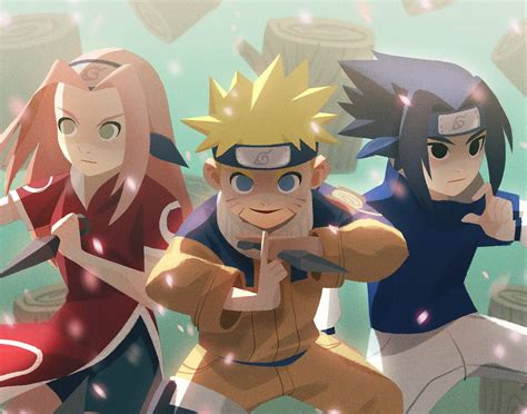 Team 7 by arexcho | Naruto shippuden characters, Naruto shippuden anime, Naruto sasuke sakura