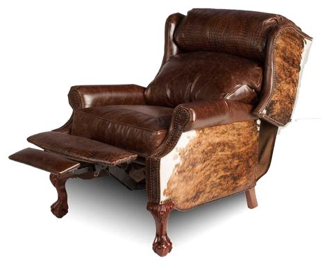 Leather Wingback Recliner Chair