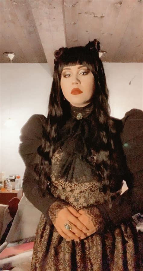 My Halloween costume for this year. Nadja from What We Do In The Shadows! Not the best photo ...