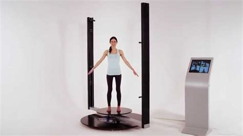 Texel Portal. Automated human body 3D scanner. - YouTube