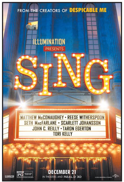 SING movie screening tickets giveaway 12/19 7pm AZ Mills Mall - Brie ...