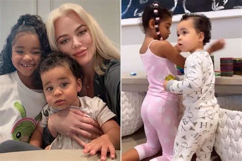 Khloé Kardashian Shares Sweet Video of Kids True and Tatum Playing ...