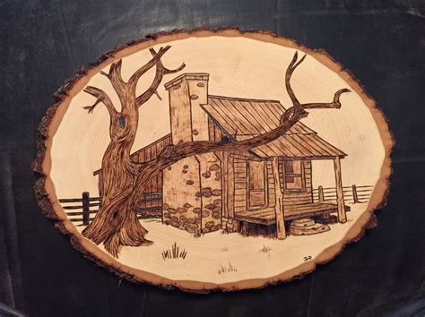 Old House | Wood burning art, Wood burning patterns, Wood art