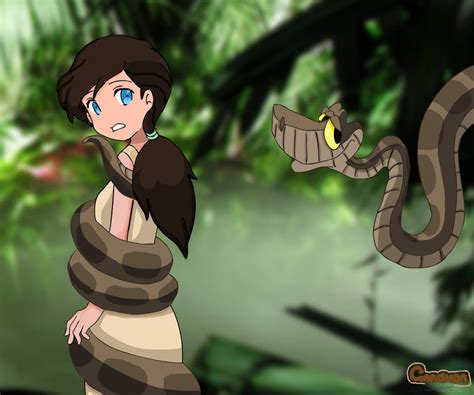 (REQUEST) Melody meets Kaa by CinnamonSnakes on DeviantArt