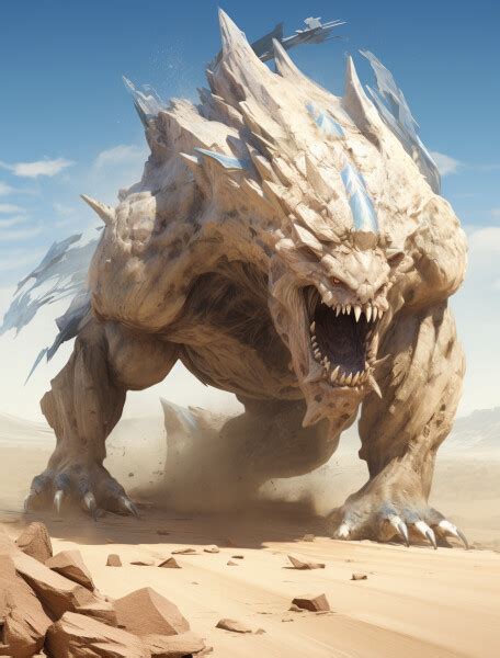 ArtStation - Sand Monster Art #1