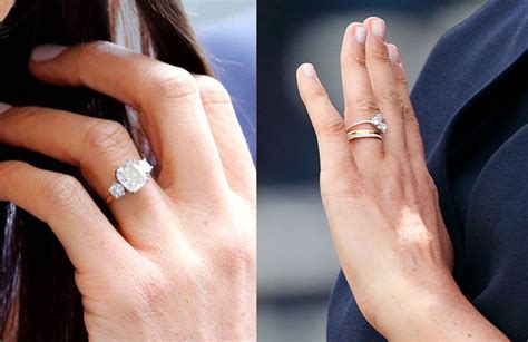 Meghan Markle First Wedding Ring : Meghan Markle news: Meghan Markle gets eternity ring by ...