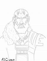 Grog Strongjaw Colouring Page By UndeservingHero On DeviantArt sketch template