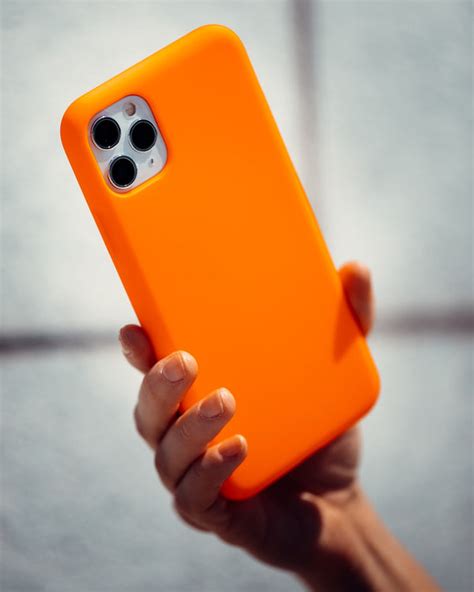 Neon Orange Silicone iPhone Case – Felony Case