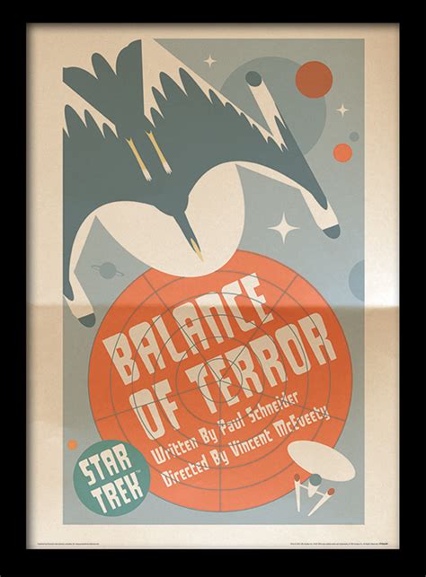 Star Trek (Balance Of Terror) Mounted & Framed 30 x 40cm Print | The ...