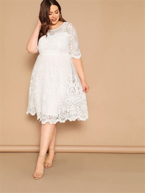 Shein Plus Size White Dresses - The Daily Jemima