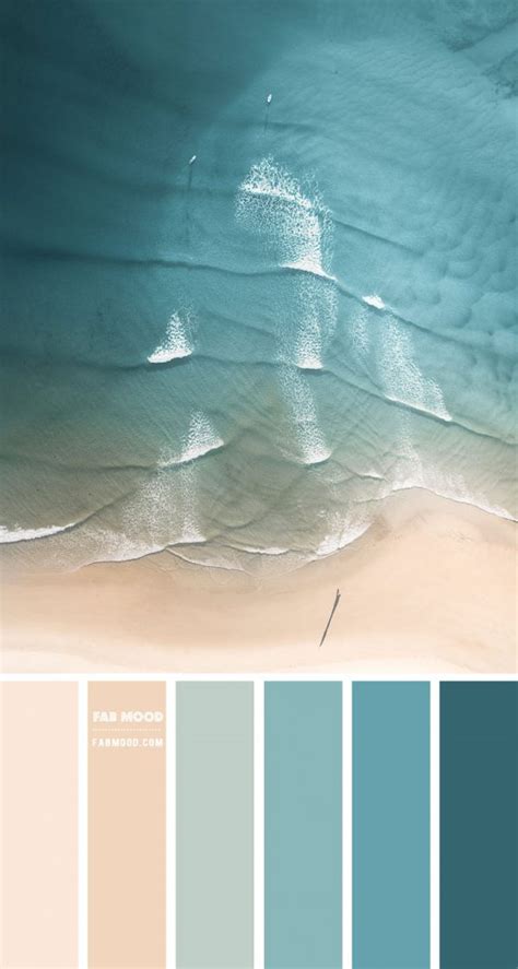 Green Ocean and Warm Taupe Color Scheme – Color Palette #76 1 - Fab Mood | Wedding Color ...