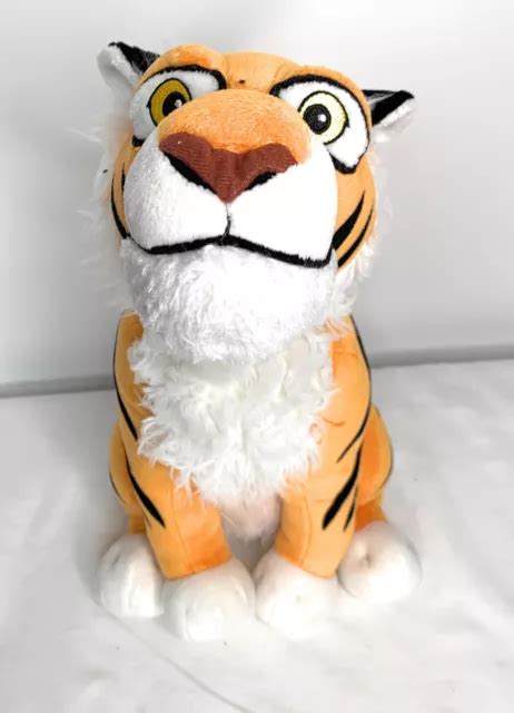 DISNEY RAJAH TIGER Sitting Aladdin Jasmine Plush Stuffed Animal Toy 15 ...