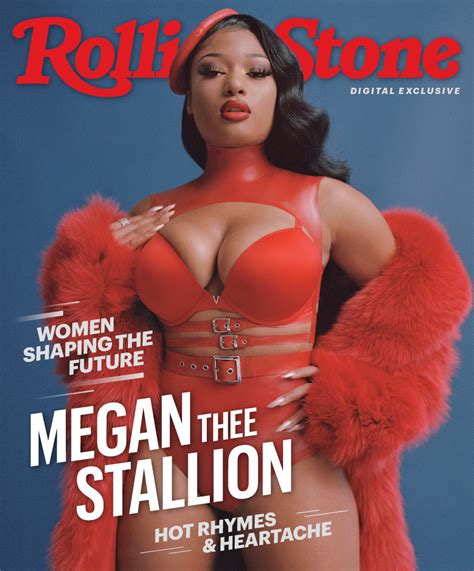 Megan Thee Stallion on our March 2020 cover. Summer Girls, Girls Club, Gentleman, Rolling Stone ...