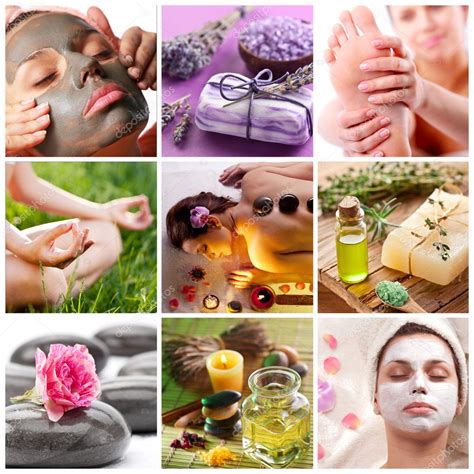 Collection of spa treatments and massages. Stock Photo by ©Valentyn_Volkov 8841073