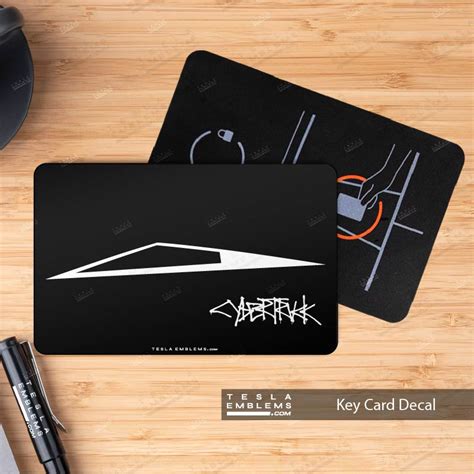 Cybertruck Profile Logo Tesla Keycard Decal – Tesla Emblems