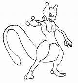 Mewtwo Coloring Page  Home sketch template
