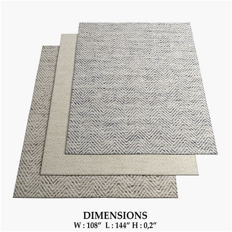 Restoration Hardware Rugs 98 3D model | CGTrader