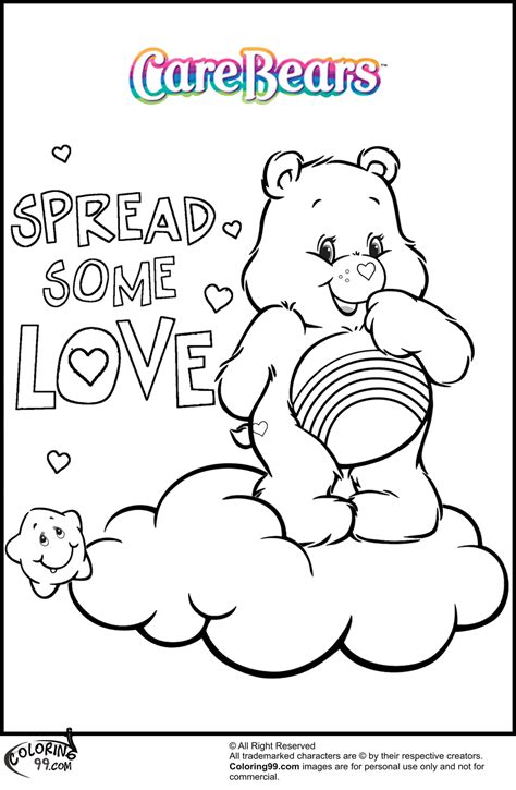 Care Bear Coloring Pages | Minister Coloring