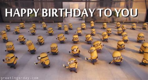 Happy Birthday Minions - Funny Animated eCards & Pics.