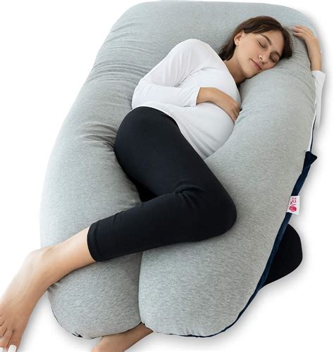 Meiz Pregnancy Pillow, Cooling Pregnancy Pillows for Sleeping, Full ...