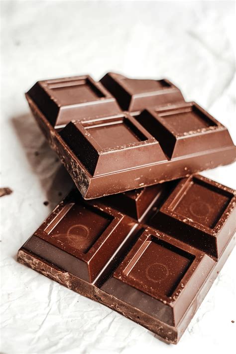 Chocolate Bar on White Table · Free Stock Photo