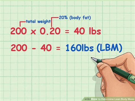 How to Determine Lean Body Mass: 6 Steps (with Pictures) - wikiHow Fitness