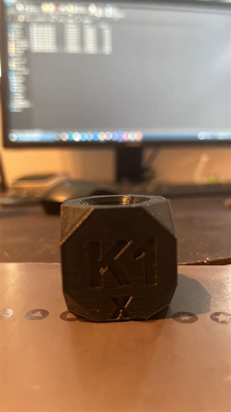 Creality K1 Test Cube by Mike Foged | Download free STL model | Printables.com