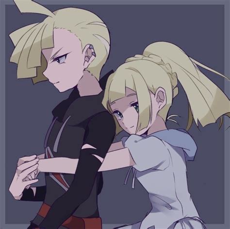 Gladion and Lillie from Pokémon Sun and Moon Pokemon Moon, Pokemon Art ...