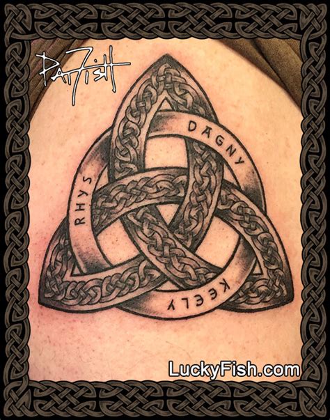 Dedication Trinity Celtic Tattoo Design — LuckyFish, Inc. and Tattoo ...