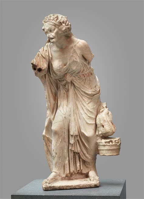 Marble statue of an old woman | Roman | Early Imperial, Julio-Claudian ...