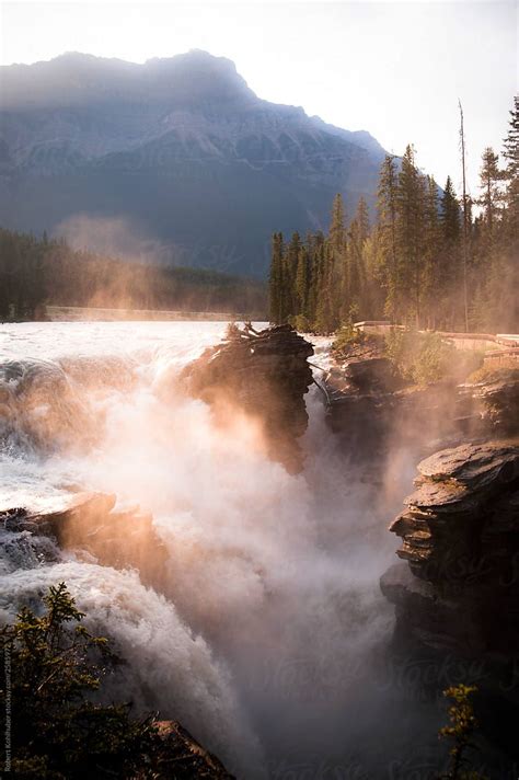 Athabasca Falls In Jasper National Park, Alberta, Canada At Sunrise | Stocksy United Jasper ...