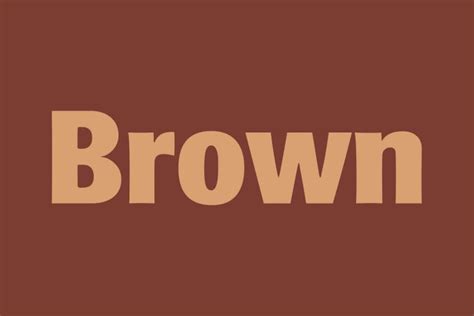 Brown Font - Dafont Free