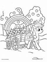 My Little Pony AppleJack Apple Coloring Page  sketch template