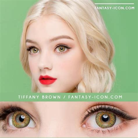 TORIC COLORED CONTACTS FOR ASTIGMATISM TIFFANY BROWN | fantasy-icon.com | Contact lenses colored ...