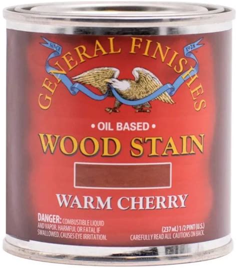GENERAL FINISHES OIL Based Penetrating Wood Stain, 1/2 Pint, Warm Cherry $19.99 - PicClick