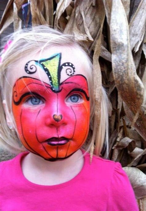 Pumpkin, by Adrienne maynard | Face painting halloween, Pumpkin face paint, Scary faces