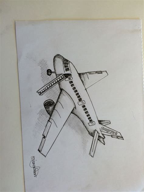 Aeroplane sketch, B&W, drawing what I see outside | Cute drawings of love, Disney drawings ...