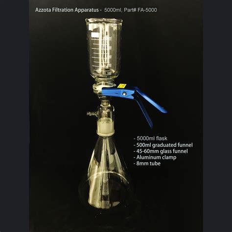 Azzota® Filtration Apparatus, 5000ml (5L) – www.labshops.com