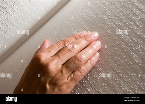 blind person reading Stock Photo - Alamy