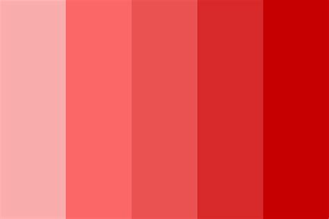 Light Red Color Palette