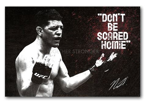 Nick Diaz Badass Quote Art Poster Print Pre Signed 12x8 | Etsy