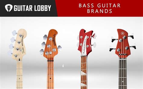 16 Best Bass Guitar Brands in 2023 - Guitar Lobby