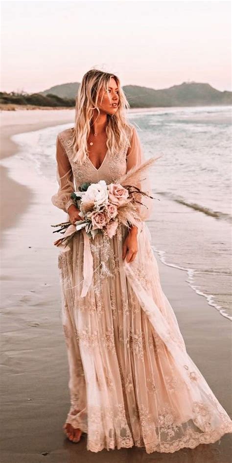 Boho Beach Wedding Dresses