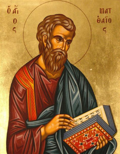 St. Apostle & Evangelist Matthew Icon- Icon III - OrthodoxGifts.com